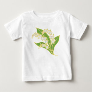 Säugling Langschläfer T-Shirt: Lily of the Valley Baby T-shirt