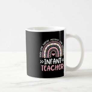 Säugling Lehrerin Niedliche Gefärbte Krawatte Rege Kaffeetasse