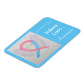 Säugling Lose Awareness Ribbon Engel Custom Magnet (Linke Seite)