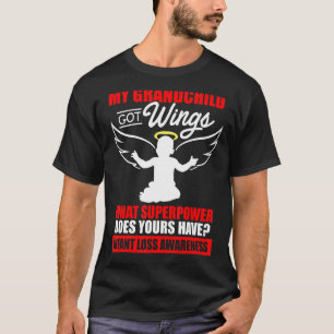 Säugling Loss Großkinder Wing Schwangerschaft Kind T-Shirt