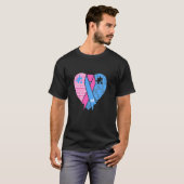 Säugling Loss Herzstück Band Aware Pregnancy Baby  T-Shirt (Vorne ganz)
