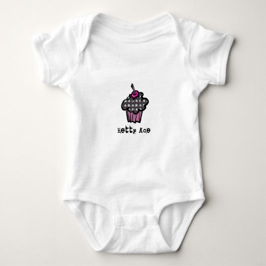 Säugling Onsie/Strampler Betty Ace Style Baby Strampler (Vorderseite)