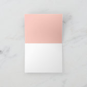 Säugling Orangutan mit tropischer Blume Karte (Innenseite)