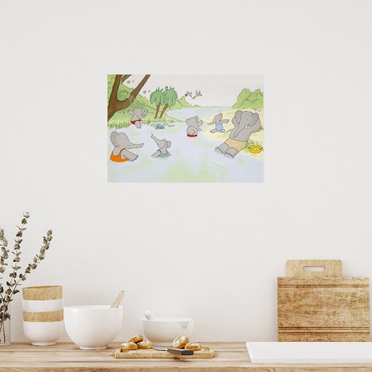 Säugling Poster (Küche)