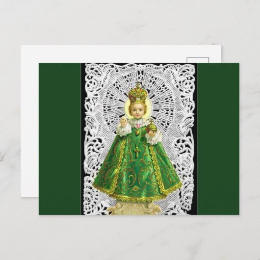 Säugling Prag Postkarte (Vorne/Hinten)