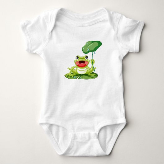 Säugling Strampler-Frog Baby Bodysuit Strampler (Vorderseite)