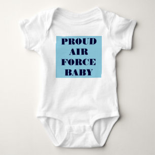 Säugling Strampler Proud Air Force Baby