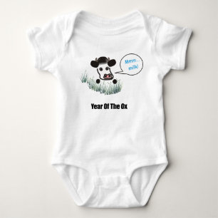 Säugling T - Jahr des Ochsen Baby Strampler