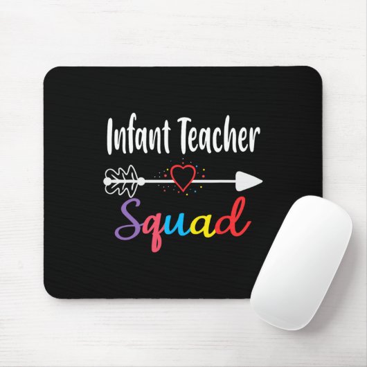 Säugling Teacher Squad Spaß zurück zum Schullehrer Mousepad (Mit Mouse)