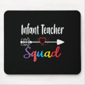 Säugling Teacher Squad Spaß zurück zum Schullehrer Mousepad (Vorne)