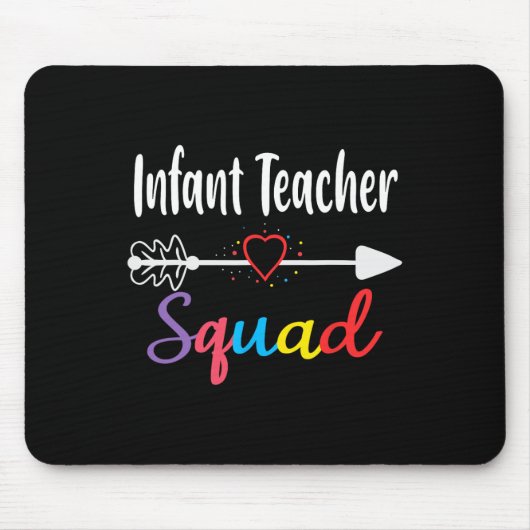 Säugling Teacher Squad Spaß zurück zum Schullehrer Mousepad (Vorne)