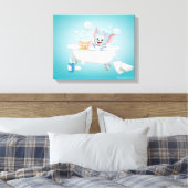 Säugling Tom und Jerry klopfen Leinwanddruck (Insitu (Schlafzimmer))