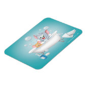 Säugling Tom und Jerry klopfen Magnet (Linke Seite)
