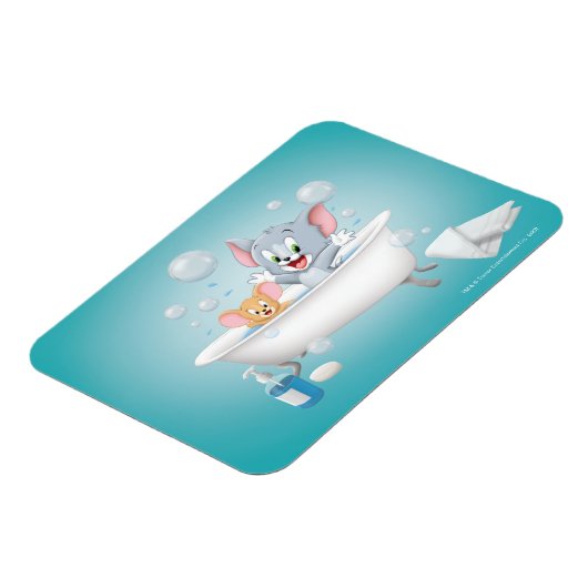 Säugling Tom und Jerry klopfen Magnet (Linke Seite)