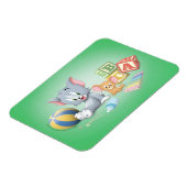 Säugling Tom und Jerry spielen mit Spielzeug Magnet (Linke Seite)