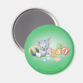 Säugling Tom und Jerry spielen mit Spielzeug Magnet (Vorderseite/Rückseite)