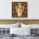 Säugling von Prag Jesus Segen Welt halten Leinwanddruck (Insitu (Schlafzimmer))