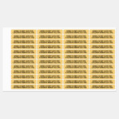 Säugling Warnhinweis auf Honey Jar Lid Security ge Etiketten (Blatt)