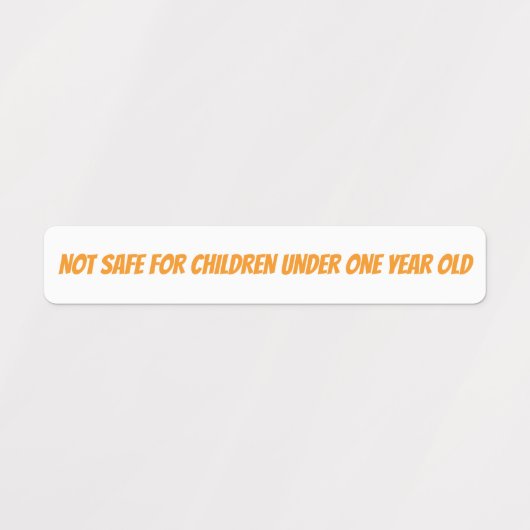 Säugling warnt Honey Jar Lid Security Etiketten (Design 1)