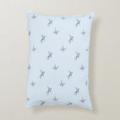 Säuglinge: Schwalben/Blau (AP.SW.B.) - Dekokissen (Rückseite(Vertikal))
