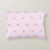 Säuglinge: Schwalben/Rosa (AP.SW.P.) - Dekokissen (Vorderseite)