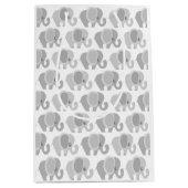 Säuglings-Baby-neutrales graues Mittlere Geschenktüte (Vorderseite)