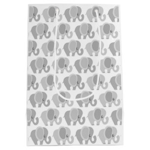 Säuglings-Baby-neutrales graues Mittlere Geschenktüte