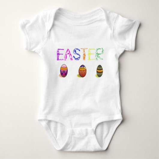 Säuglings EASTER-Strampler Baby Strampler (Vorderseite)