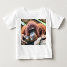 SÄUGLINGS ORANGATANG PRIMAT T - SHIRT
