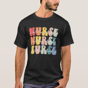 Säuglingsschwester Leben Groovy Mutter Baby Kranke T-Shirt