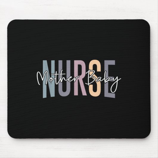 Säuglingsschwester Postpartum-Schwester Mutter Bab Mousepad (Vorne)