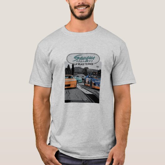 Saugus Speedway Oldtimer-Rennwagen T-Shirt (Vorderseite)