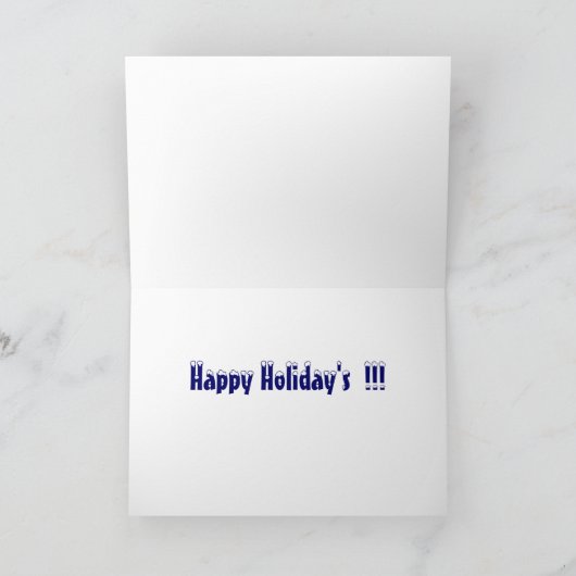 Saugy Weihnachtskarten Feiertagskarte (Innenseite)