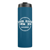Sauk River Washington Kayaking Thermosbecher (Vorderseite)