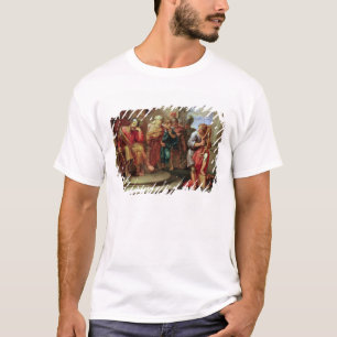 Saul, der auf David spielt die Harfe hört T-Shirt