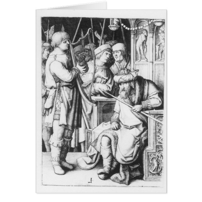 Saul, der zu David-Spiel die Harfe hört (Vorne)