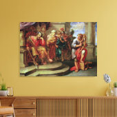 Saul hört David beim Harp zu Leinwanddruck (Insitu (Wohnzimmer))