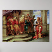 Saul hört David beim Harp zu Poster (Vorne)