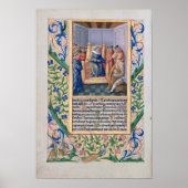 Saul hörte David beim Harfen zu Poster (Vorne)