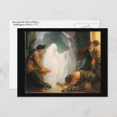 Saul und die Hexe von Endor, von Benjamin West Postkarte (Vorne/Hinten)