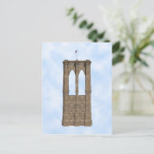 Säule der Brooklyn Bridge: 3D-Modell: Postkarte (Stehend Vorderseite)
