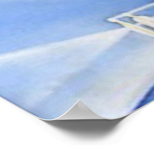 Säule des Feuers und des geistigen Willens Poster (Ecke)