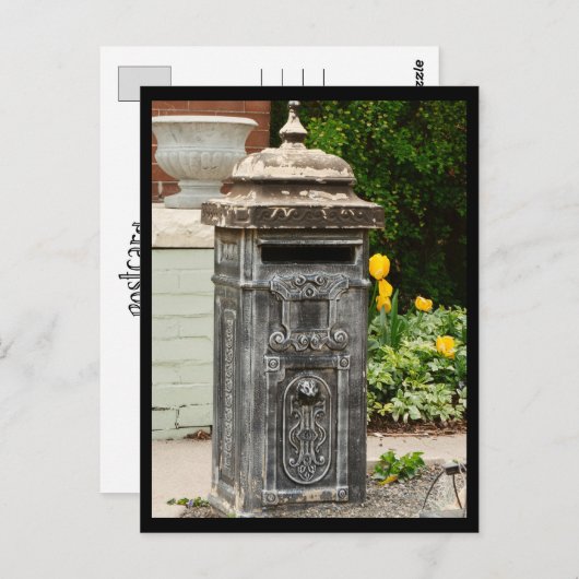 Säule Postbox Postkarte (Vorne/Hinten)