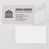 Säulen | Antikes Gebäude Visitenkarte (Vorne/Hinten)