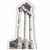 Säulen aus antiken Steinen Aufkleber (Vorderseite)