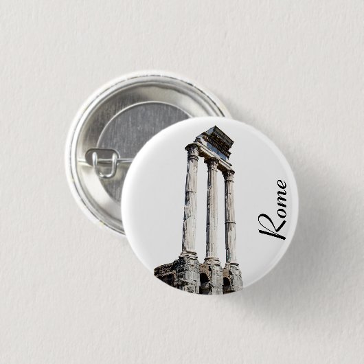 Säulen aus antiken Steinen Button (Vorne & Hinten)