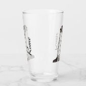 Säulen aus antiken Steinen Glas (Links)