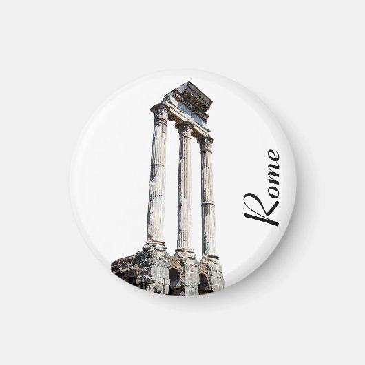 Säulen aus antiken Steinen Magnet (Vorne)