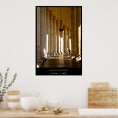 Säulen aus heiligen Blättern Poster (Küche)