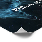 Säulen der Schaffung James Webb Weltraumteleskop Poster (Ecke)